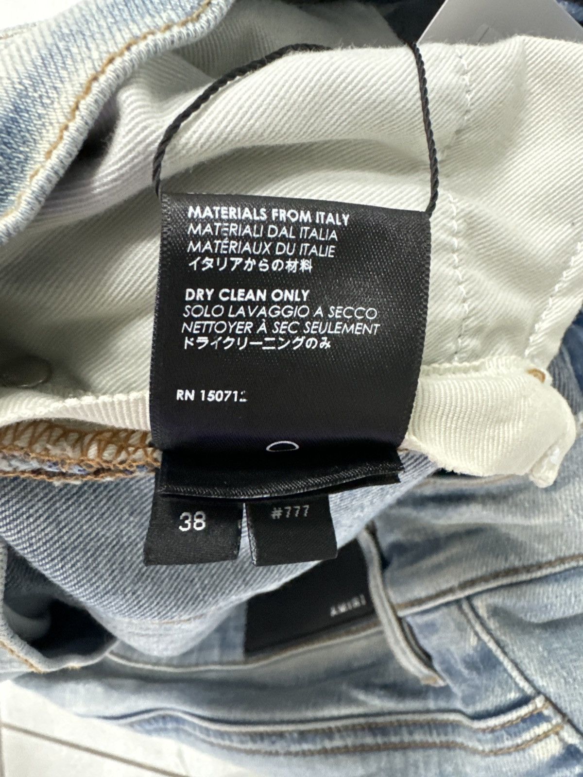 Amiri Amiri thrasher light wash bone Size US 38 / EU 54 - 3 Thumbnail