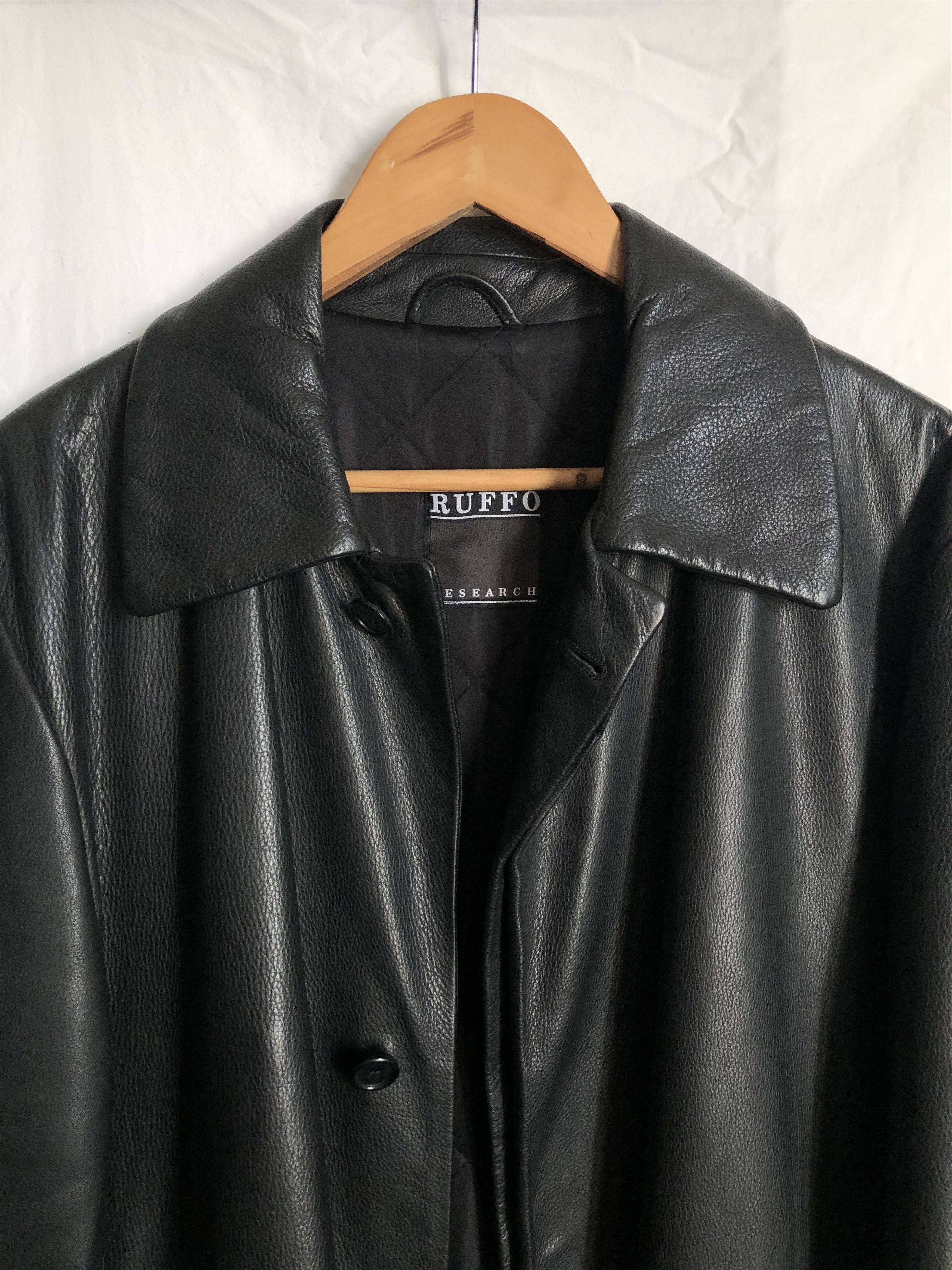 Raf Simons 1999 leather overcoat Size US M / EU 48-50 / 2 - 4 Thumbnail