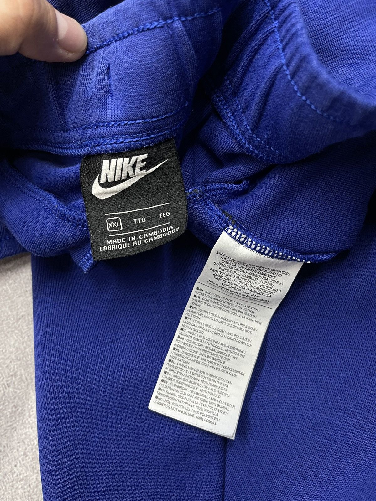 Nike Mens Nike Tech Fleece Sweatpants Blue Y2K Drill TN ACG Size US 38 / EU 54 - 11 Thumbnail