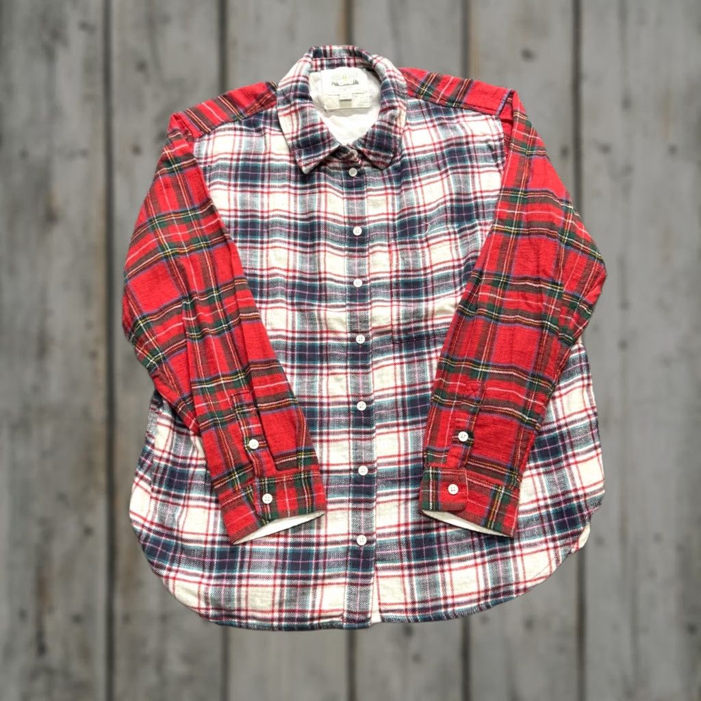 American Eagle Outfitters American Eagle Outfitters Dress Shirt Men M Button Up Plaid Cotton Multicolor Size 40R - 1 Thumbnail