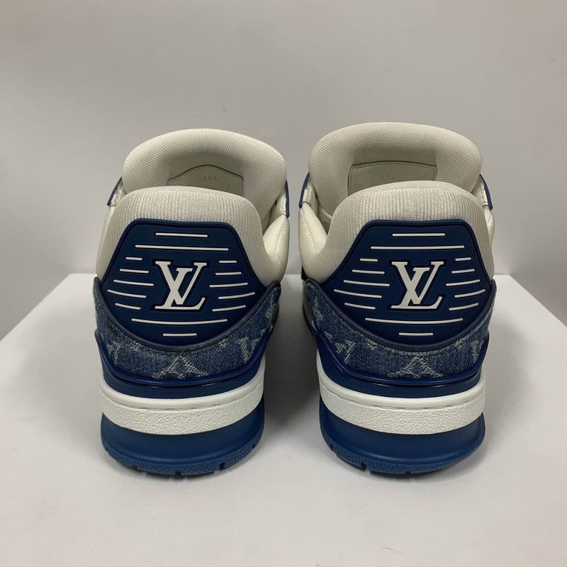 Louis Vuitton Louis Vuitton Denim Low-Top Fashion Sneakers -2508 Size US 8 / EU 41 - 3 Thumbnail
