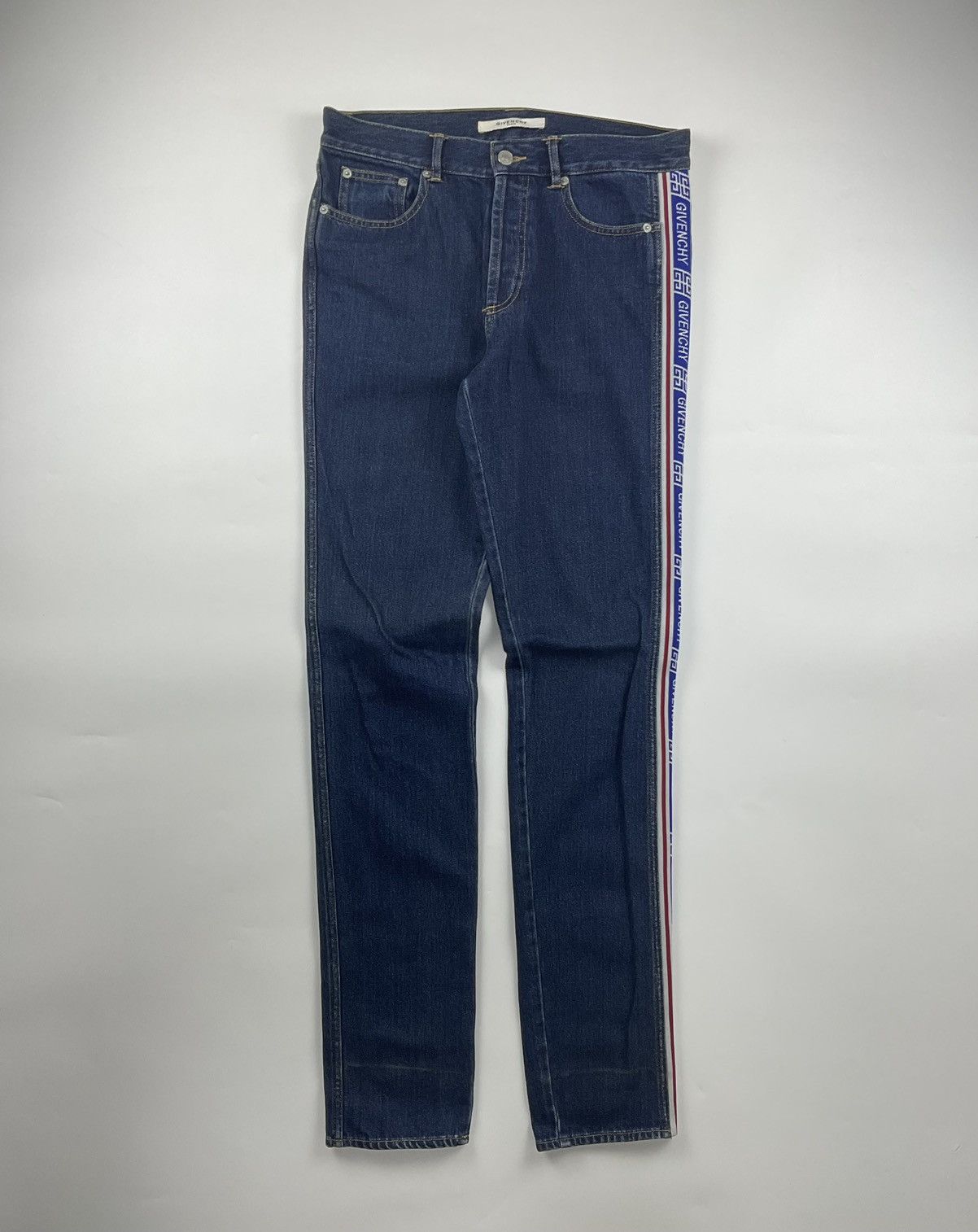 Givenchy Givenchy Tape Logo Jeans Size US 30 / EU 46 - 3 Thumbnail