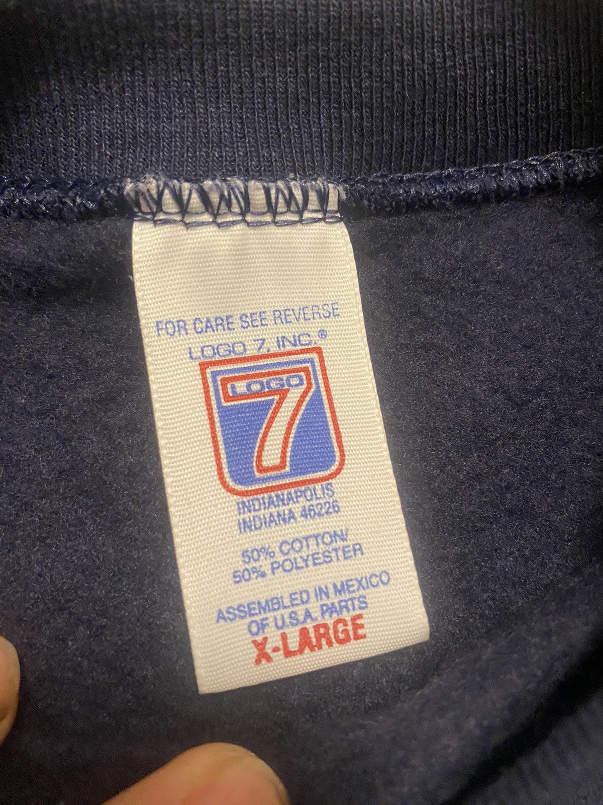 Logo 7 × Vintage Vintage Logo 7 (Broncos) Sweater Size US XL / EU 56 / 4 - 3 Thumbnail