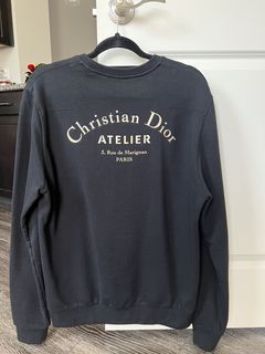 Dior Homme Black Atelier Tribe Embroidered Knit Sweatshirt S Dior