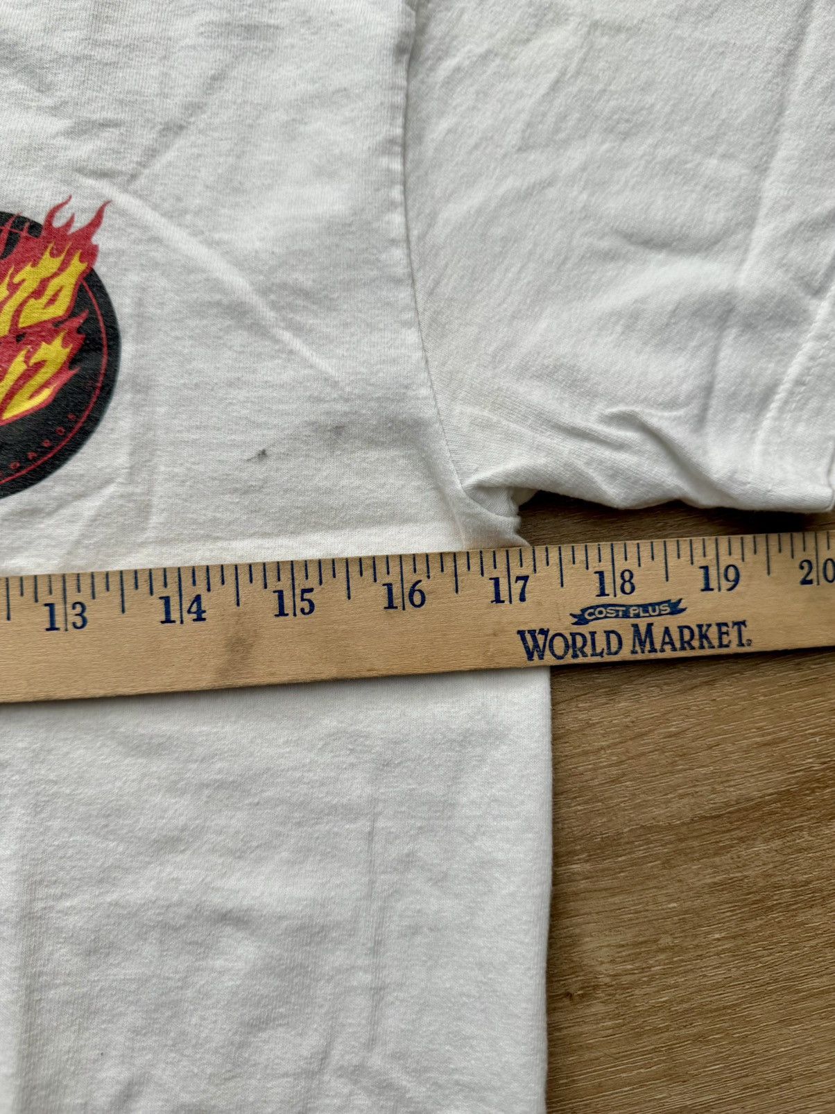Santa Cruz Skateboards × Vintage Flaming Logo SANTA CRUZ Double Sided Skate Tshirt Medium Size US M / EU 48-50 / 2 - 15 Thumbnail