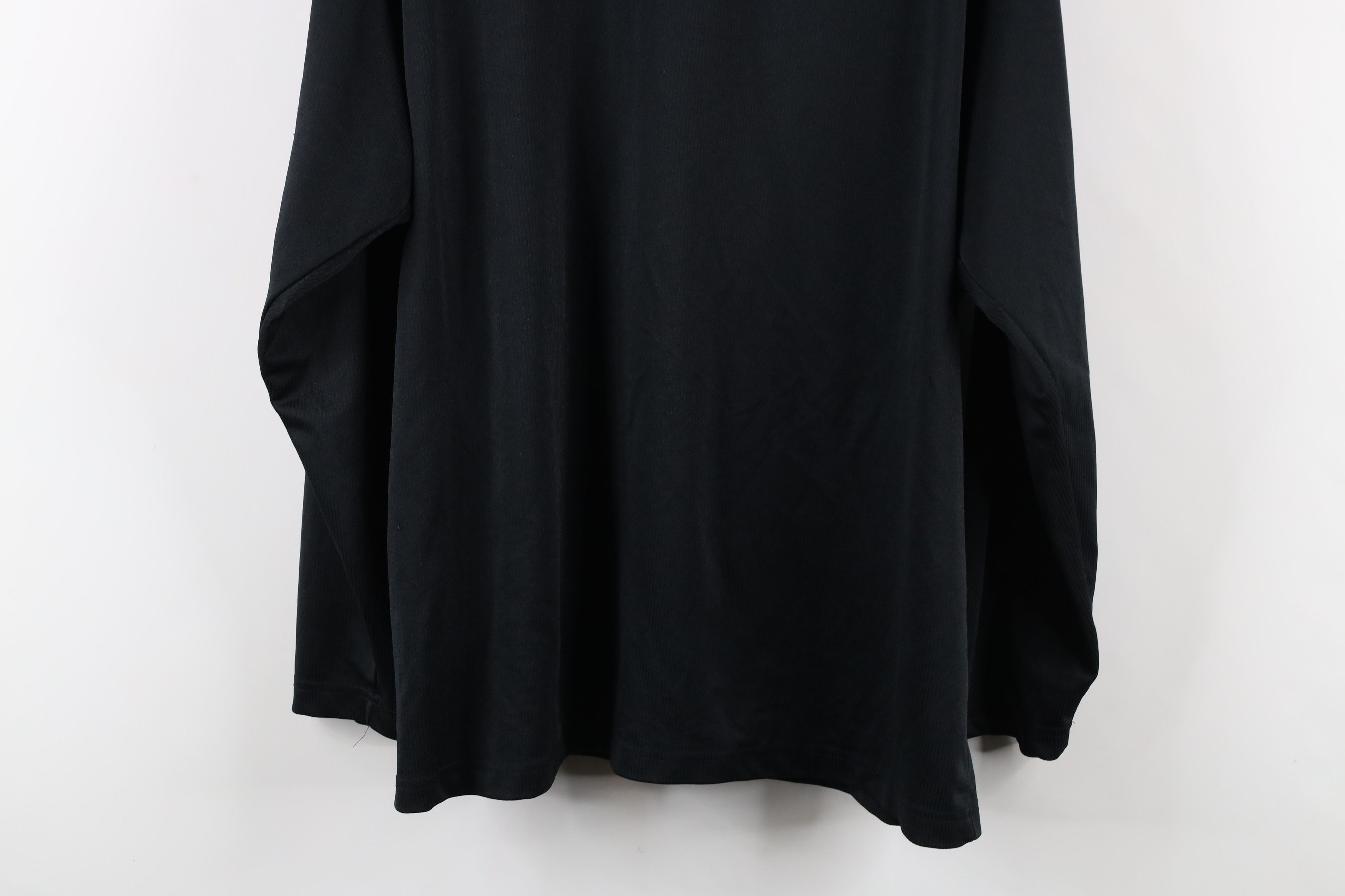 Nike × Vintage Vintage Nike Mini Swoosh Knit Long Sleeve T-Shirt Black Size US XL / EU 56 / 4 - 12 Thumbnail