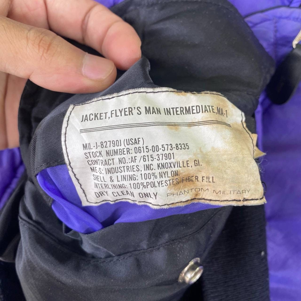 Japanese Brand Flyer’s Man Intermidiate Ma-1 Phantom Military Bomber Jacket Size US M / EU 48-50 / 2 - 8 Thumbnail