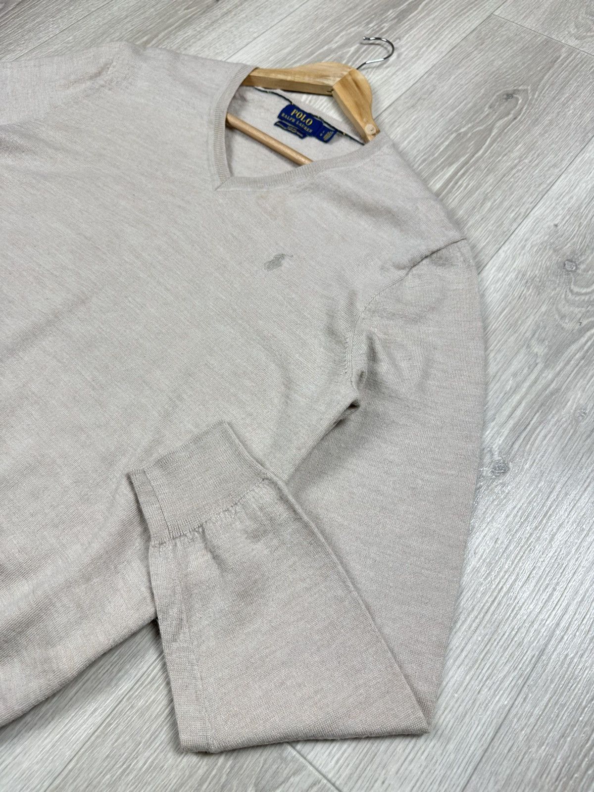 Polo Ralph Lauren Polo Ralph Lauren V-Neck Sweater Jumper Merino Wool Size L Size US L / EU 52-54 / 3 - 4 Thumbnail