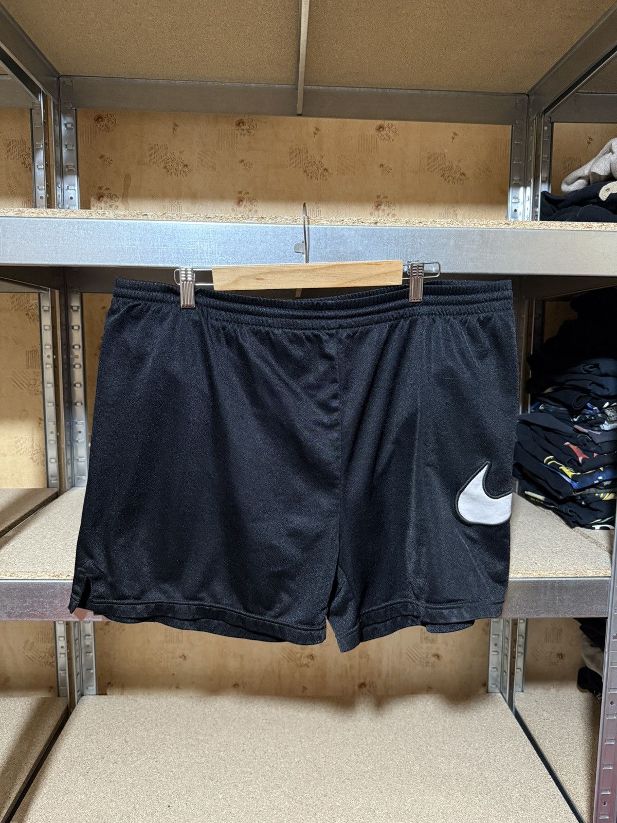 Nike × Vintage 🏝️ Vintage 80s Beach Nike Big Swoosh retro shorts Y2K hype Size US 40 / EU 56 - 2 Thumbnail