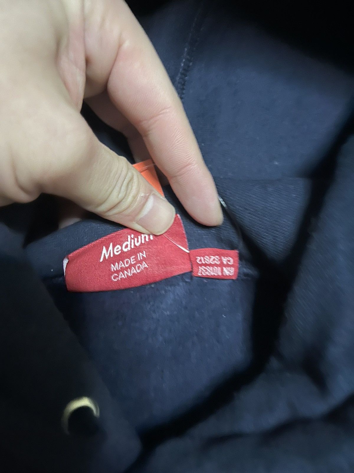 Supreme Supreme fw16 red on navy box logo hooded sweatershirt Size US M / EU 48-50 / 2 - 5 Thumbnail