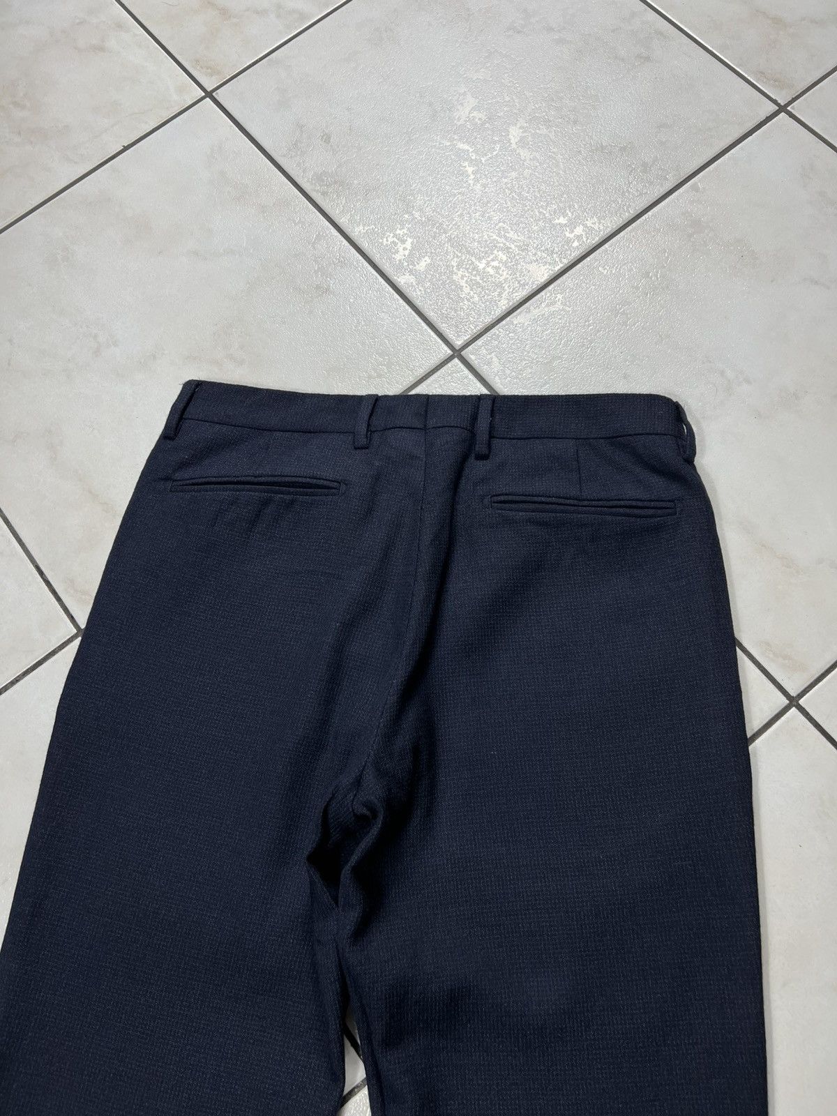 Dior Dior hedi slimane wool silk textured navy casual pants suit Size US 30 / EU 46 - 9 Thumbnail