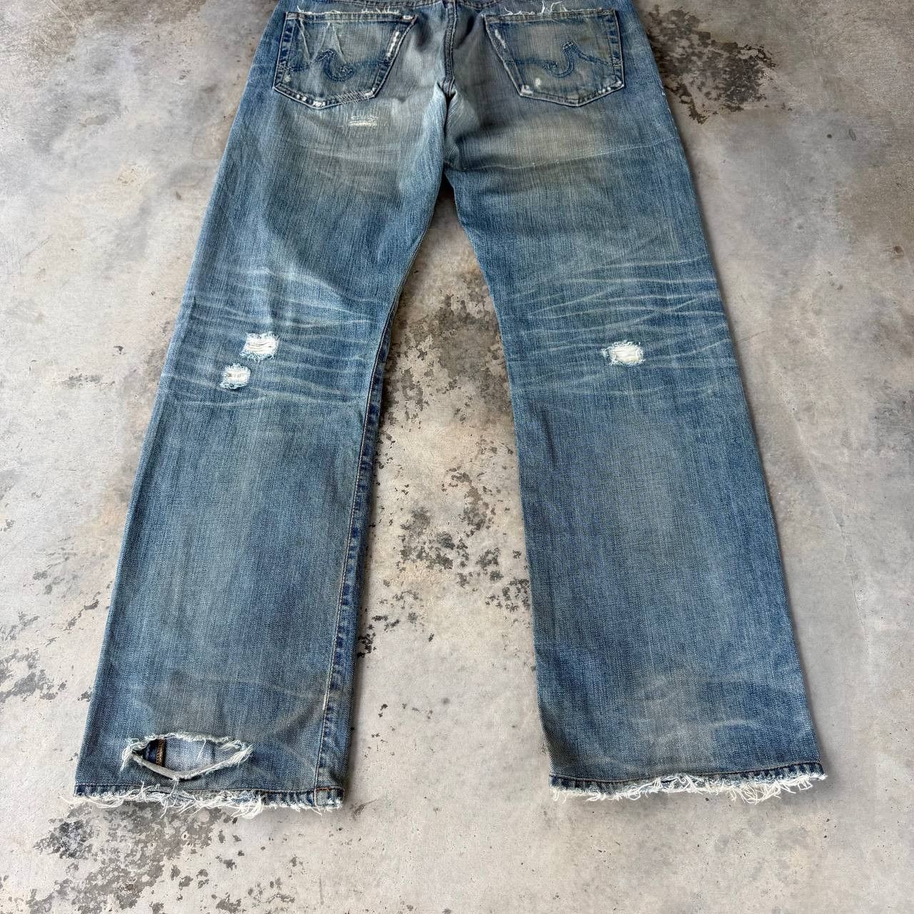 AG Adriano Goldschmied Vintage AG Adriano Goldschmied CampaignLoose Distressed Jean Size US 32 / EU 48 - 10 Thumbnail