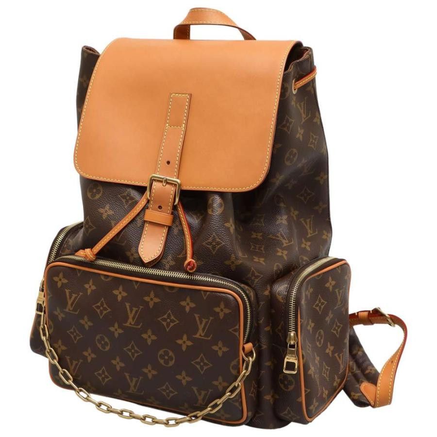 Louis Vuitton Backpack Monogram Trio Backpack Brown