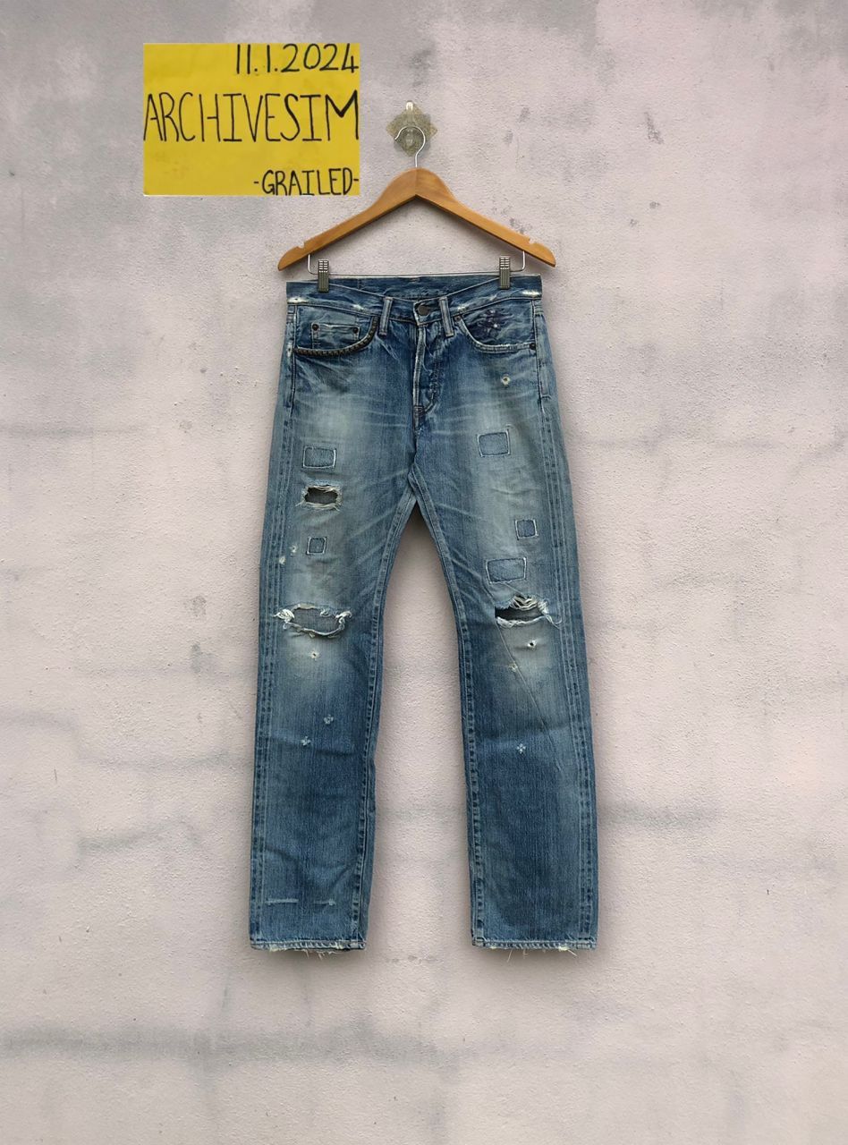 Hysteric Glamour Hysteric Glamour Distressed With Stud Jeans Size US 30 / EU 46 - 2 Thumbnail