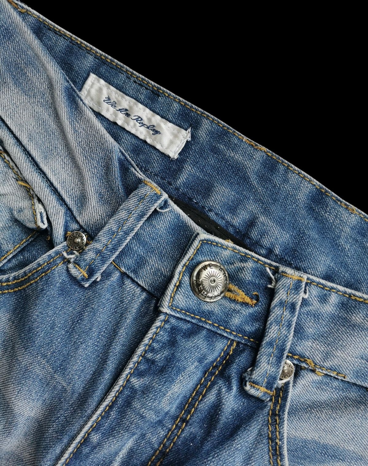 Replay We Are Replay Studd Patchwork Slim Jeans Size US 28 / EU 44 - 7 Thumbnail