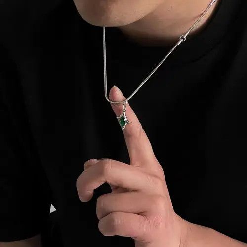 Other Star Green Zircon Pendant Necklace Size ONE SIZE - 3 Thumbnail