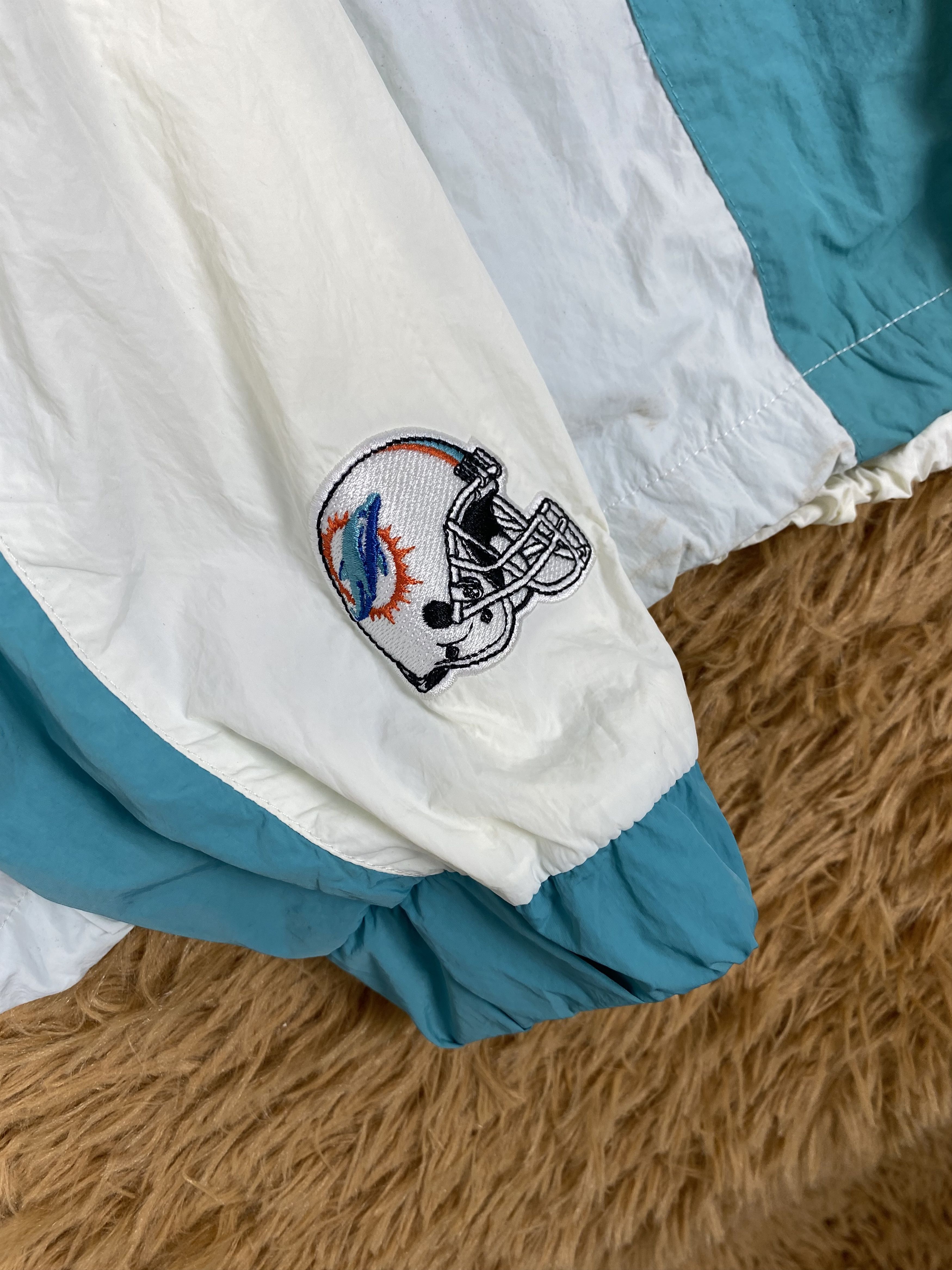 NFL × Vintage Vintage NFL Team Miami Dolphins Half Zipper Jacket Size US L / EU 52-54 / 3 - 5 Thumbnail
