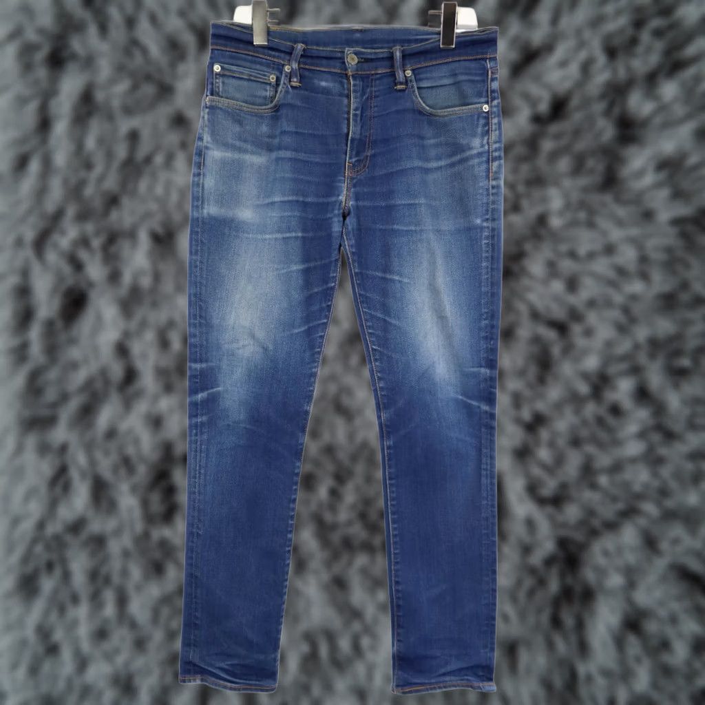 Levi's LEVI'S Jeans Slim Fit Blue Denim Zip Fly Stretched Faded W33/L32 Men Size US 33 - 1 Thumbnail