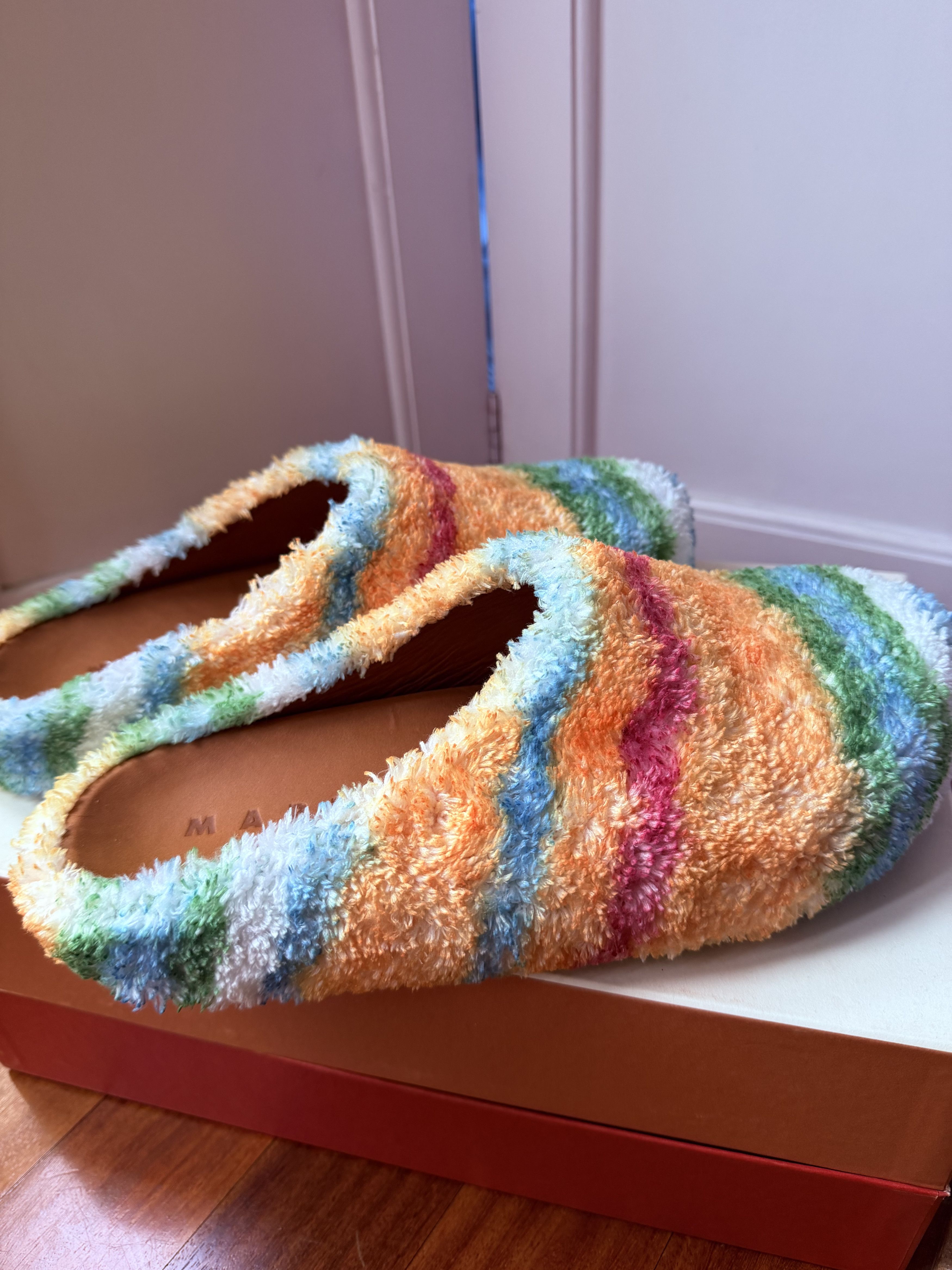 Marni Marni Sabot Mules Multi Color Size US 8 / EU 41 - 4 Thumbnail