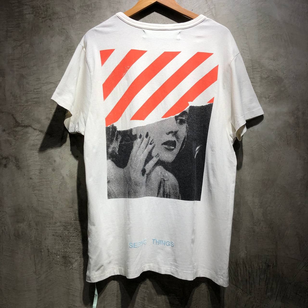 image of Off White Off-White Marilyn Monroe Tee, Men's (Size Large)