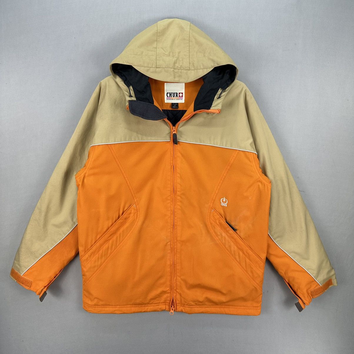 Japanese Brand Vintage Windbreaker Jacket Snowboarding by Chur Size L / US 10 / IT 46 - 1 Thumbnail