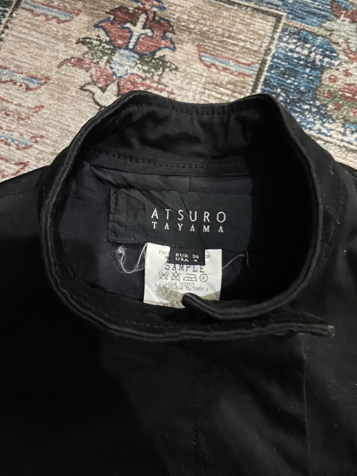 ATSURO TAYAMA Atsuro Tayama "SAMPLE" blck blazer Size S / US 4 / IT 40 - 7 Thumbnail