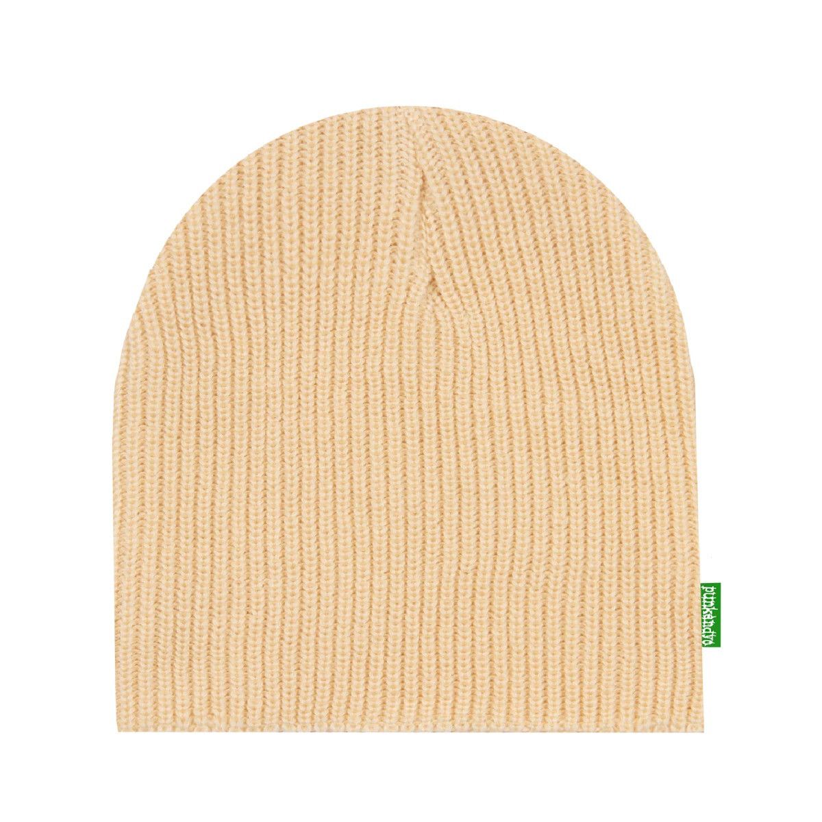 Punk and Yo Punk&Yo Ribbed Beige beanie Size ONE SIZE - 1 Thumbnail