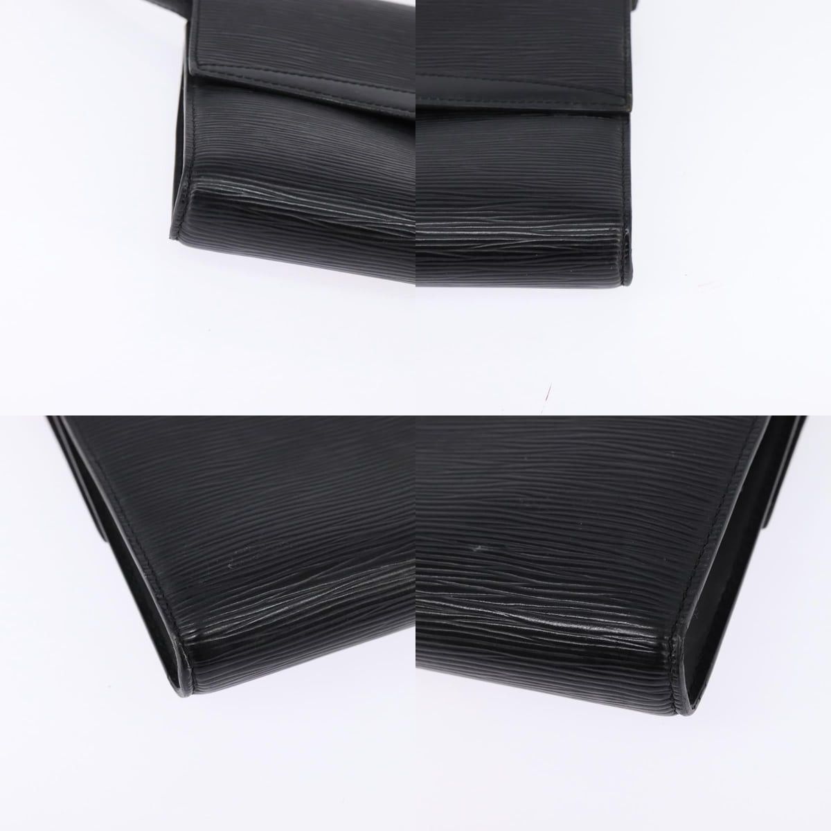 Louis Vuitton LOUIS VUITTON Epi Pochette Arche Shoulder Bag Black Noir Size ONE SIZE - 10 Thumbnail
