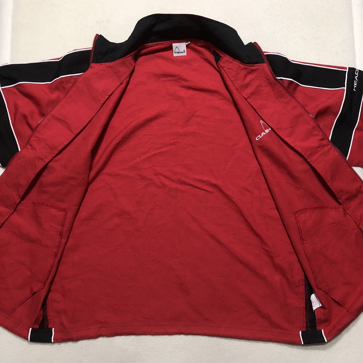 Japanese Brand × Vintage Japanese Brand HEAD Center Tape Windbreaker Size US XL / EU 56 / 4 - 9 Thumbnail