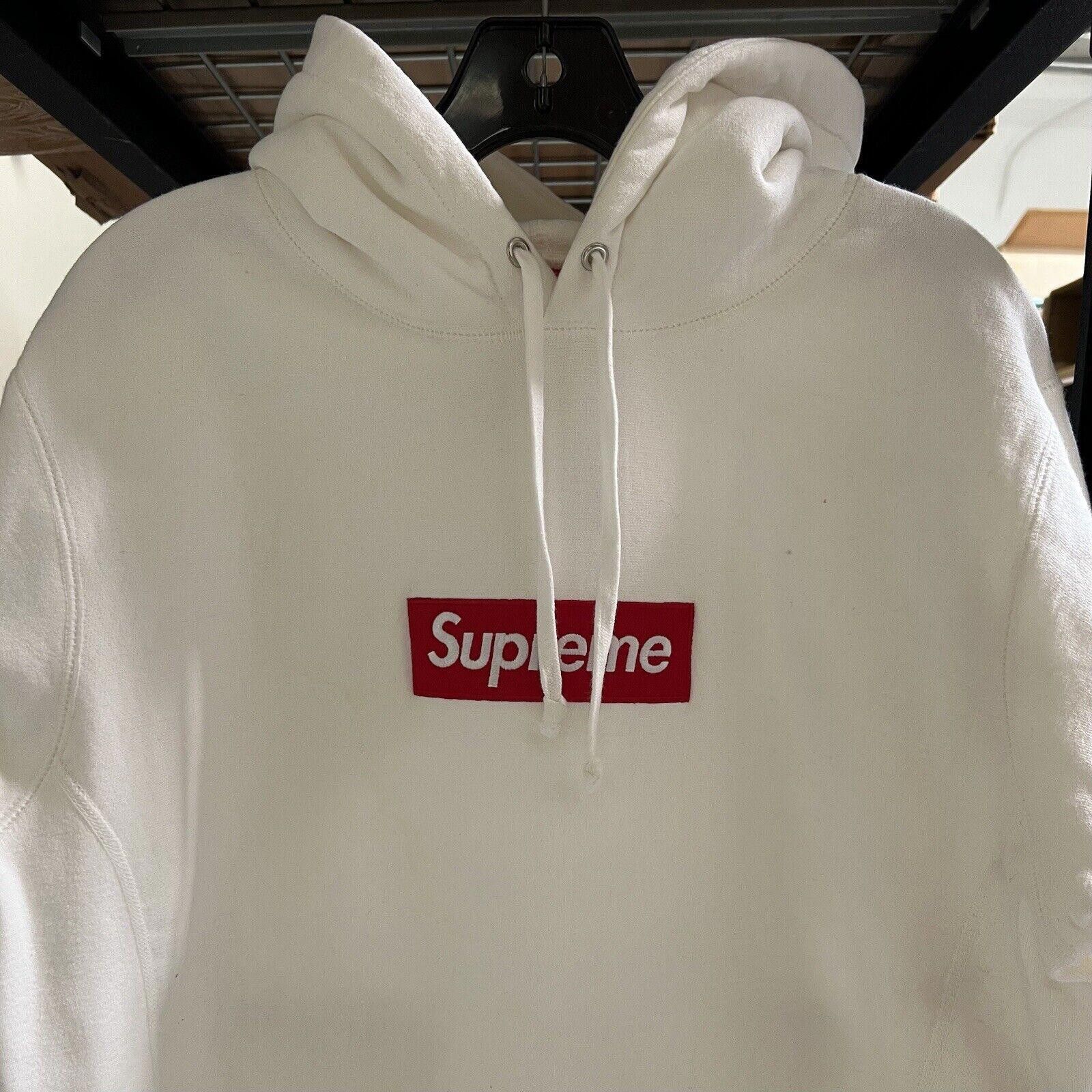 FW16 SUPREME BOX LOGO HOODED SWEATSHIRT HOODIE PEACH PINK