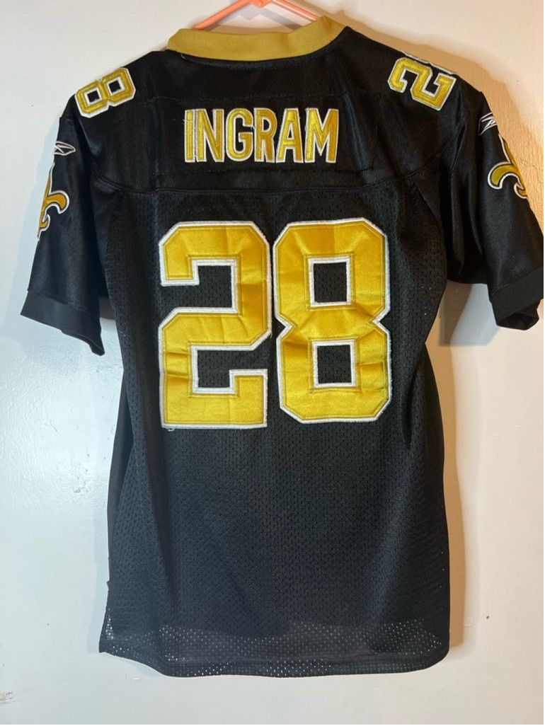Reebok Men's Reebok Saints Ingram Jersey XL Black Gold NFL Football Size US S / EU 44-46 / 1 - 2 Thumbnail
