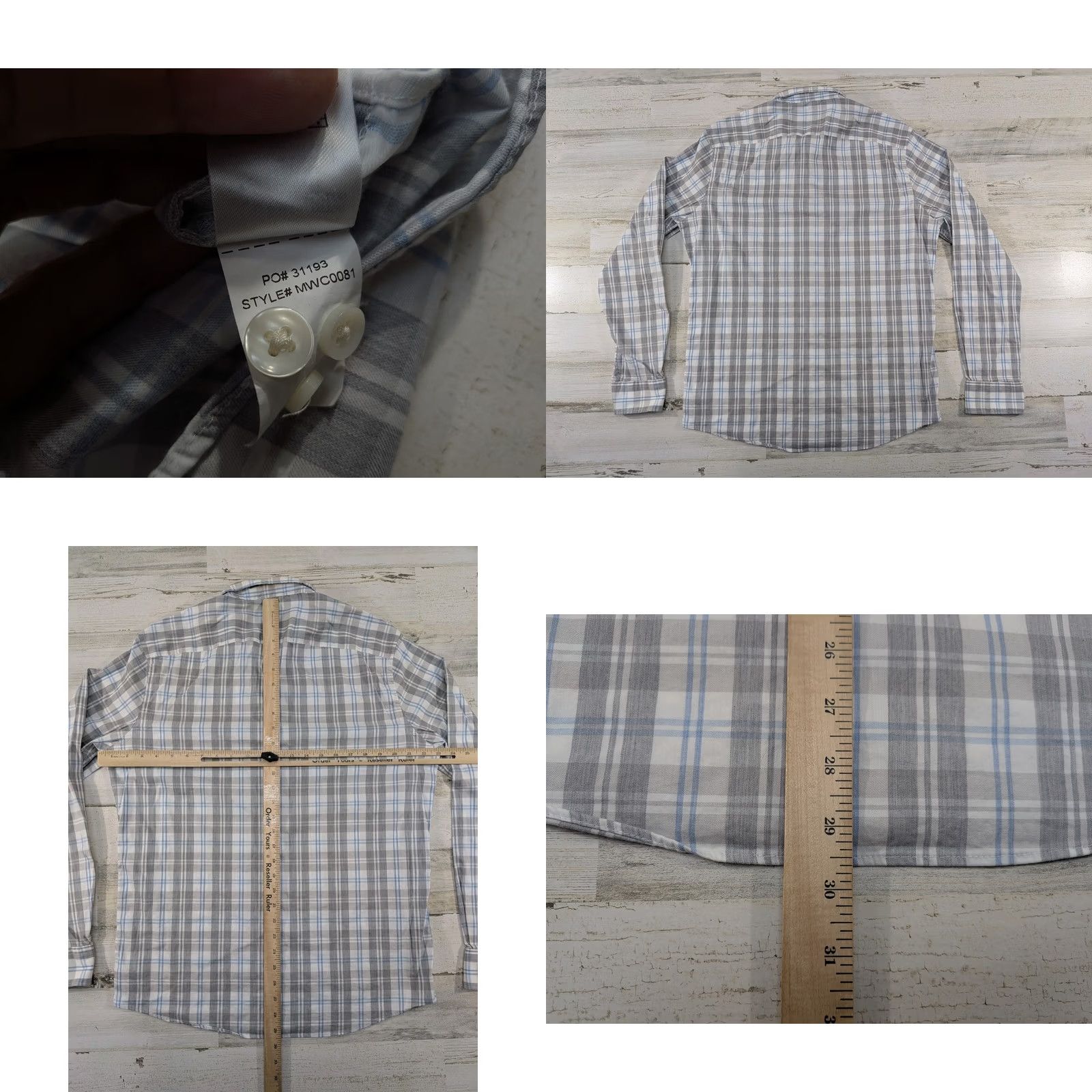 Faherty Faherty Shirt Mens Large Plaid Check Performance Stretch Button Up Shirt Size US L / EU 52-54 / 3 - 8 Thumbnail