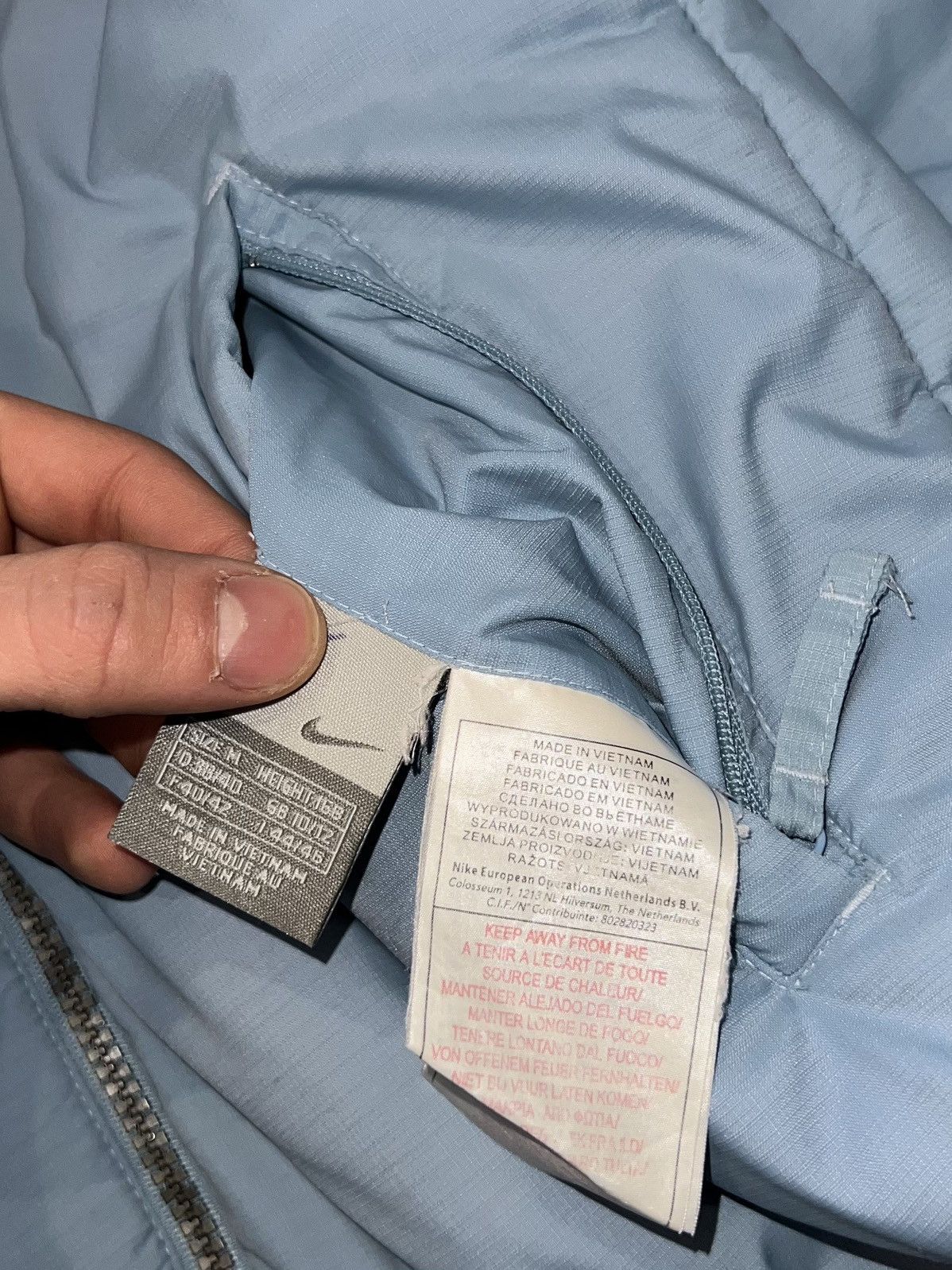 Nike × Vintage NIKE 00s VINTAGE 🦍 DOUBLE-SIDED DOWN PUFFER JACKET SWOOSH Size US S / EU 44-46 / 1 - 6 Thumbnail