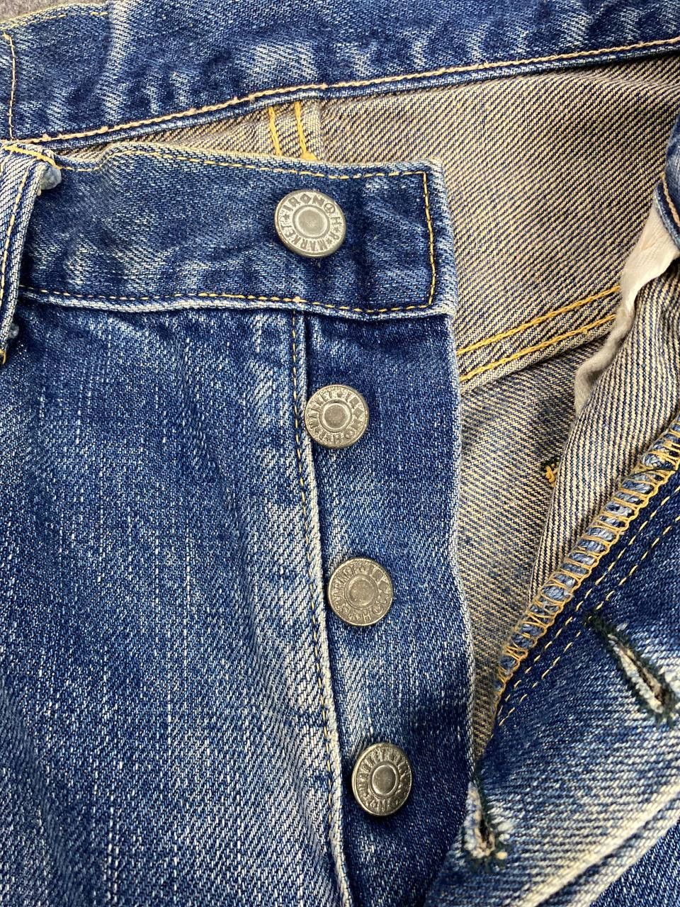 Japanese Brand vintage hr market selvedge distressed denim nice design Size US 32 / EU 48 - 14 Thumbnail