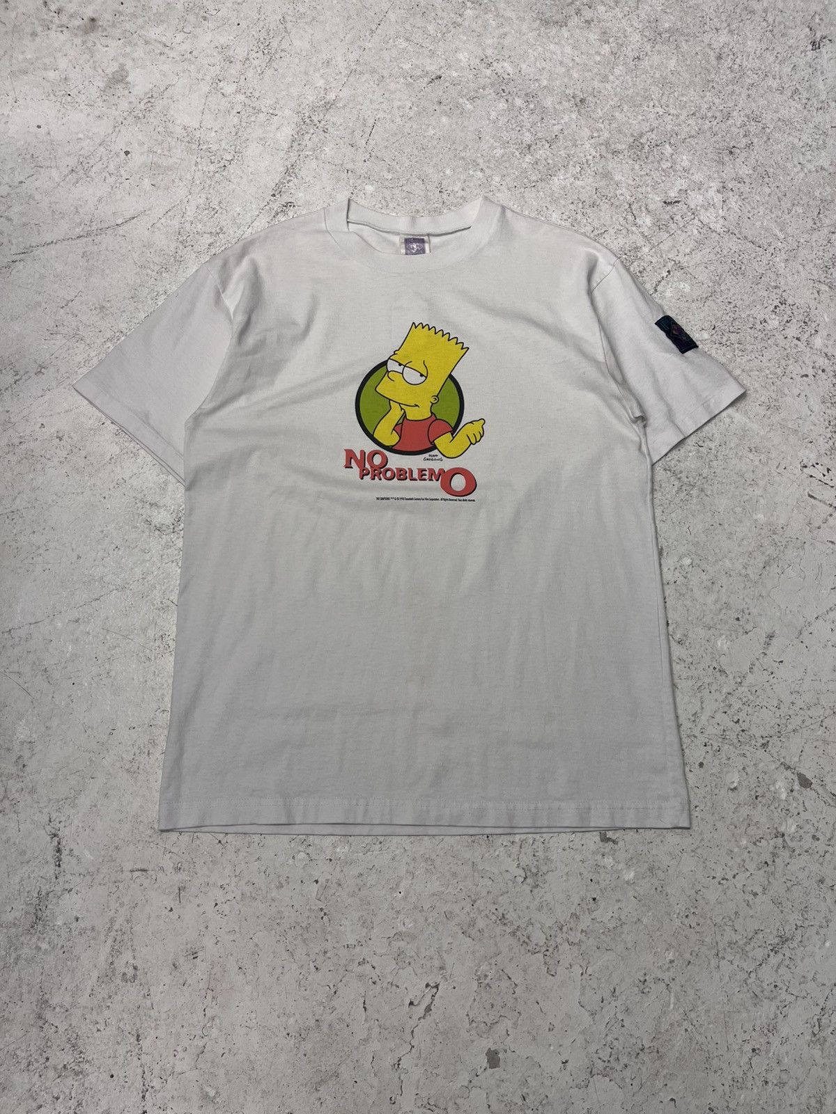 Vintage Vintage white bart simpson 1999 tee Size US L / EU 52-54 / 3 - 2 Thumbnail