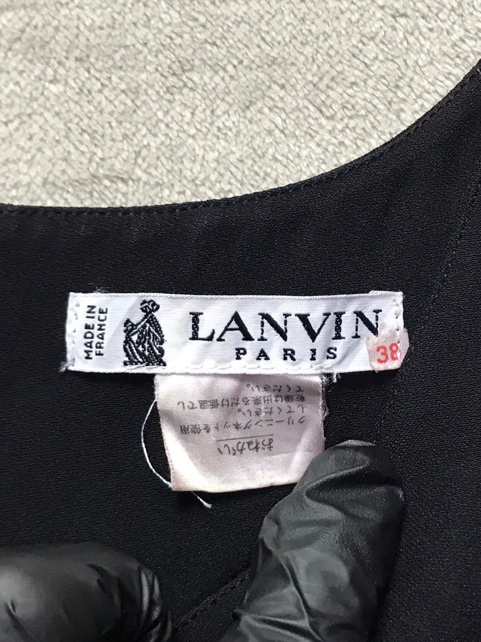 Lanvin Lavin Black Sleeveless Full Button Back Size XS / US 0-2 / IT 36-38 - 8 Thumbnail