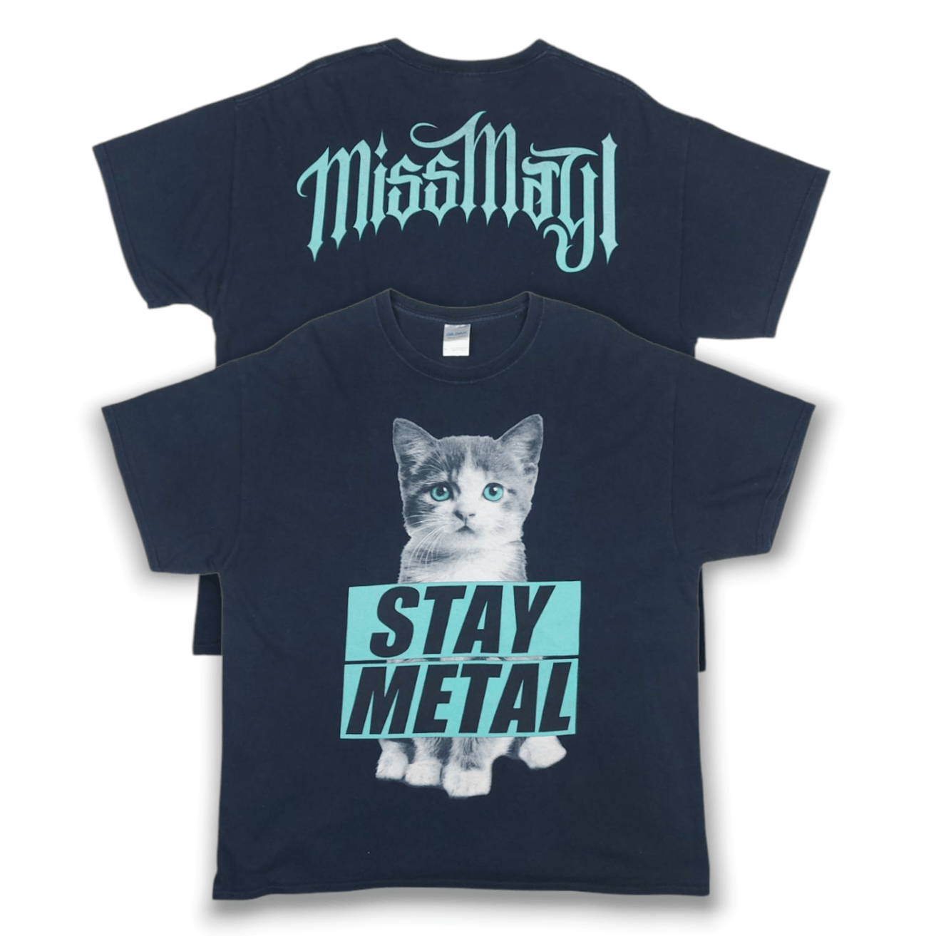 Band Tees Vintage MISS MAY I Band Stay Metal Cat Double-Sided TEE Size US XL / EU 56 / 4 - 1 Thumbnail
