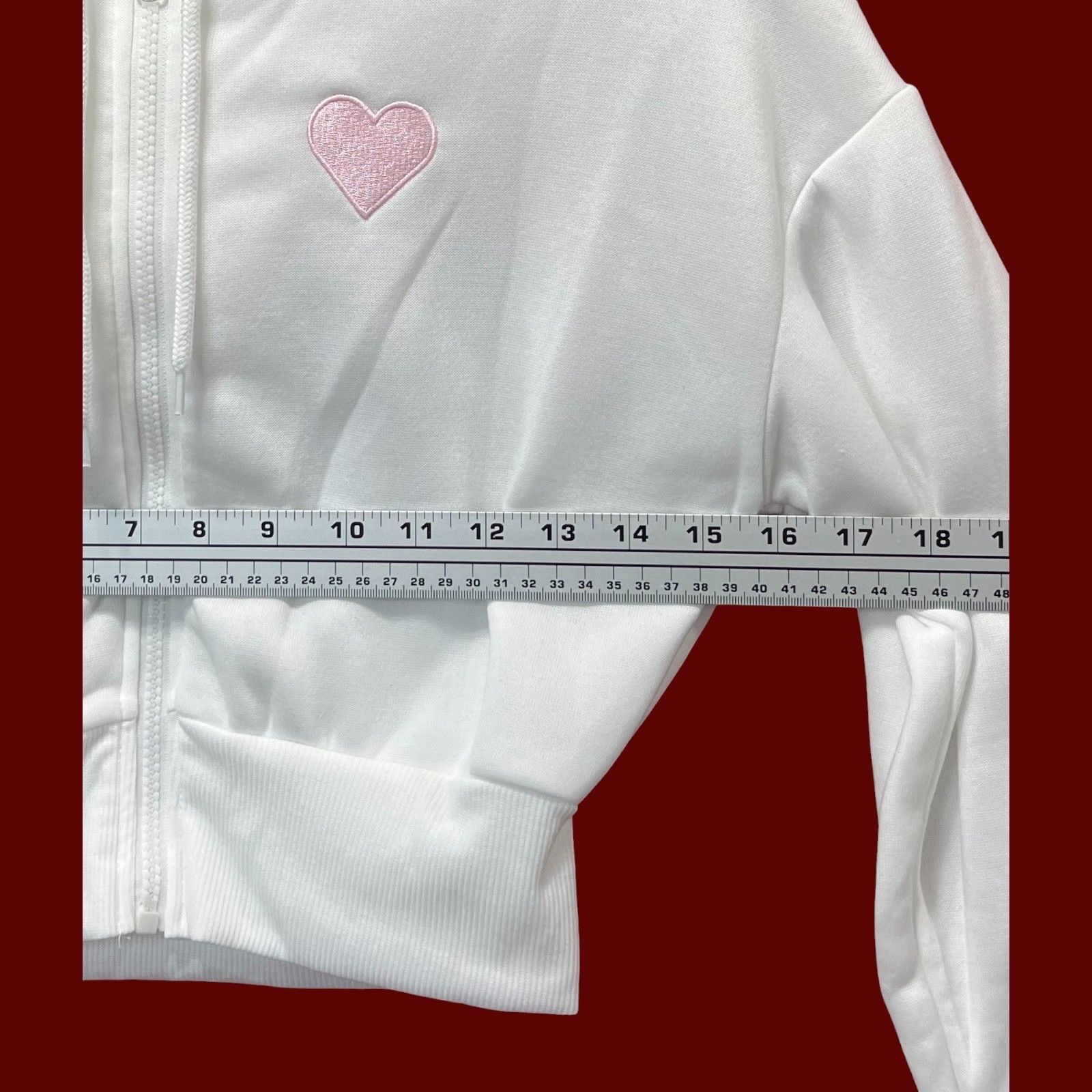 rue21 Rue 21 - Women's Long Sleeve Hooded Sweat - White - XXS Size XXS / US 00 / IT 34 - 3 Thumbnail