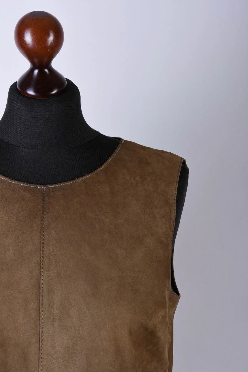 Iris von Arnim Women's Iris von Arnim Brown Calfskin Leather Vest Size M Size M / US 6-8 / IT 42-44 - 2 Thumbnail