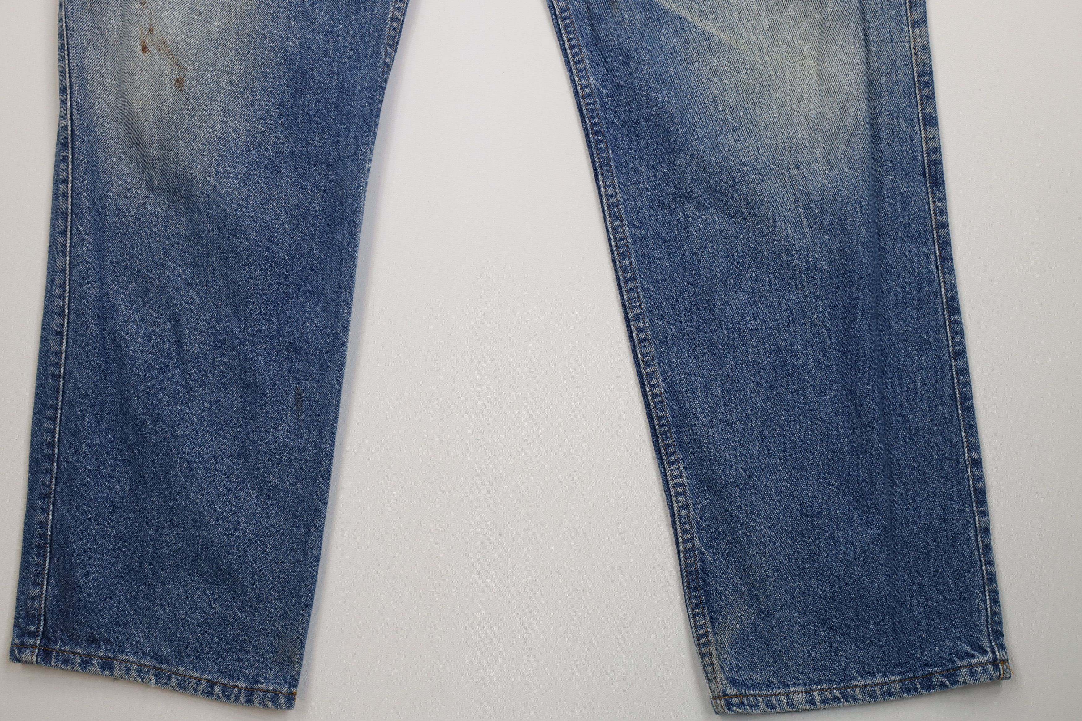 Levi's Vintage 90s Levis 540 Relaxed Fit Wide Leg Jeans Blue Size US 42 / EU 58 - 4 Thumbnail