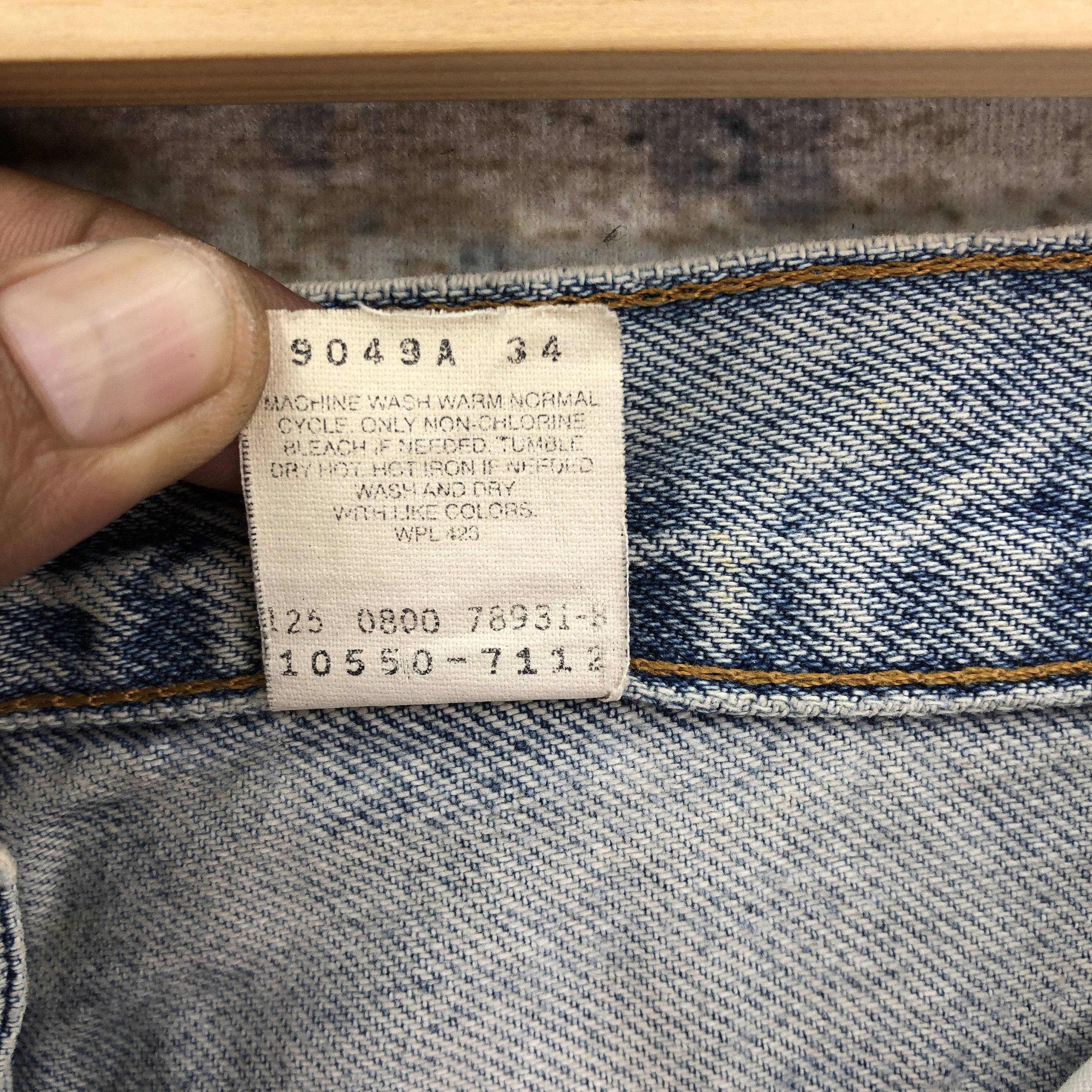 Levi's Vintage 90s Levis 550 Jeans Levi's Distressed Denim Size 24" / US 00 / IT 34 - 11 Thumbnail