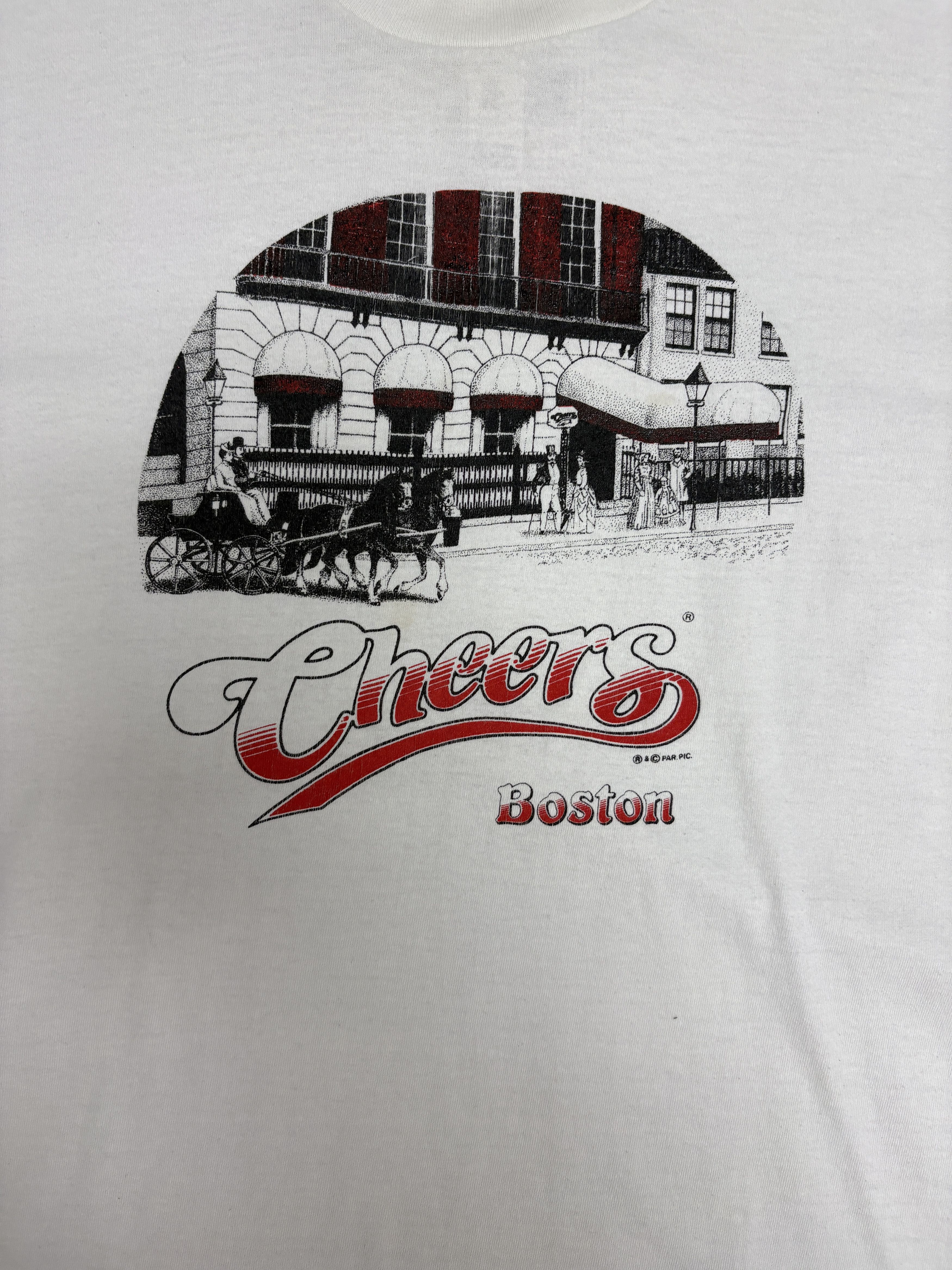 Vintage Cheers Boston Vintage Made in USA Single Stitch Tee Size US XL / EU 56 / 4 - 2 Thumbnail