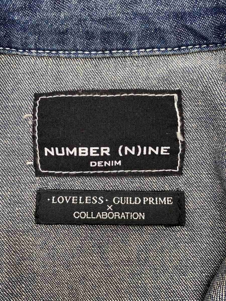 Number (N)ine Distressed Western Denim Button Shirt Size US M / EU 48-50 / 2 - 4 Thumbnail