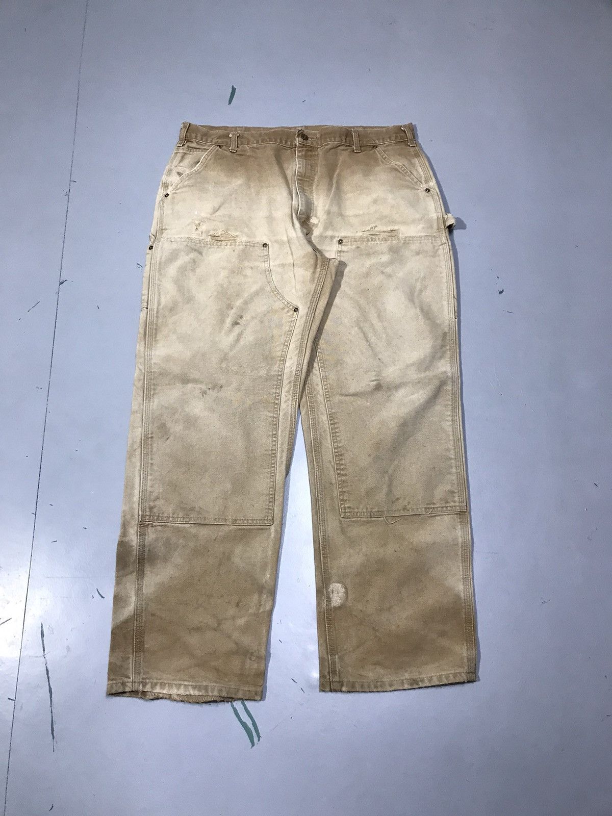 Carhartt Vintage Carhartt B01 BRN double knee workwear Size US 38 / EU 54 - 1 Thumbnail