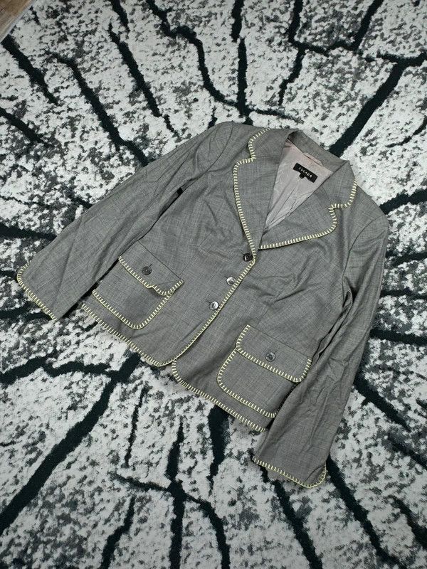 Escada Escada jacket gray 40 L Size L / US 10 / IT 46 - 2 Thumbnail