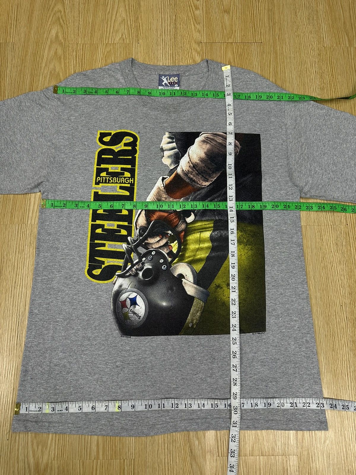 NFL Vintage NFL Steelers Pittsburgh 1996 Tshirt A930 Size US L / EU 52-54 / 3 - 6 Thumbnail