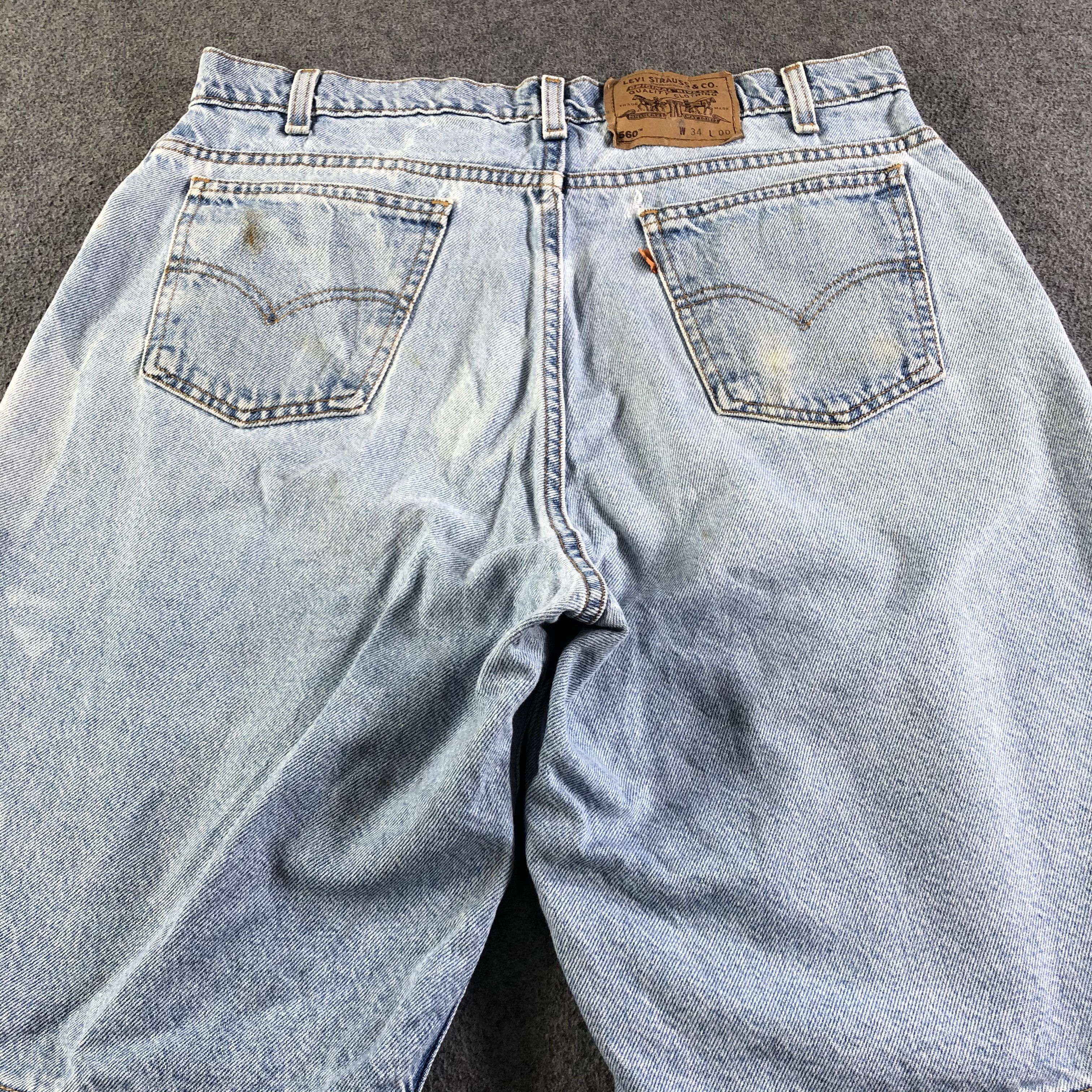 Levi's Vintage Light Wash Levis 560 Jeans-J4526 Size US 34 / EU 50 - 4 Thumbnail