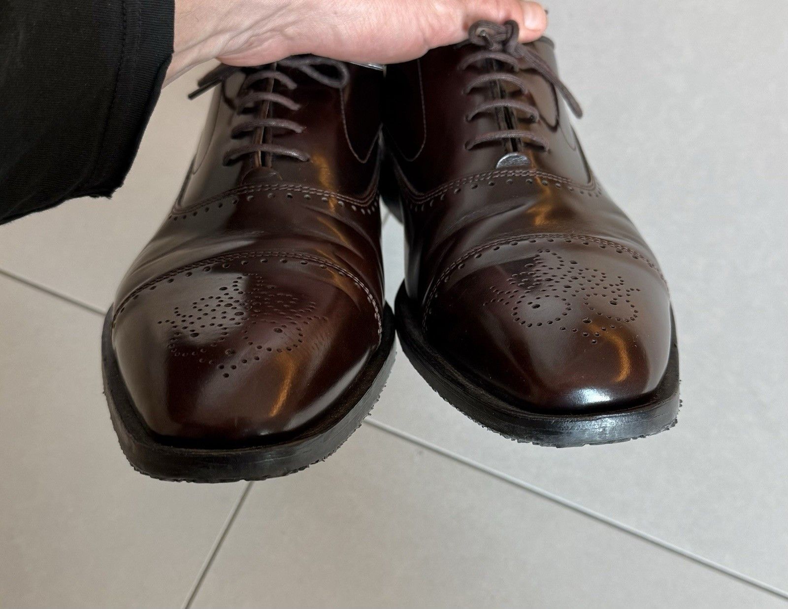 Oliver Sweeney Oliver Sweeney Cascais Oxford Brogue Mens Leather Shoes Size US 10 / EU 43 - 10 Thumbnail