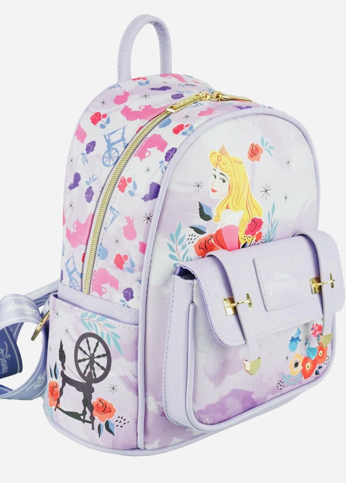 Disney Disney Sleeping Beauty Leather Backpack Size ONE SIZE - 2 Thumbnail
