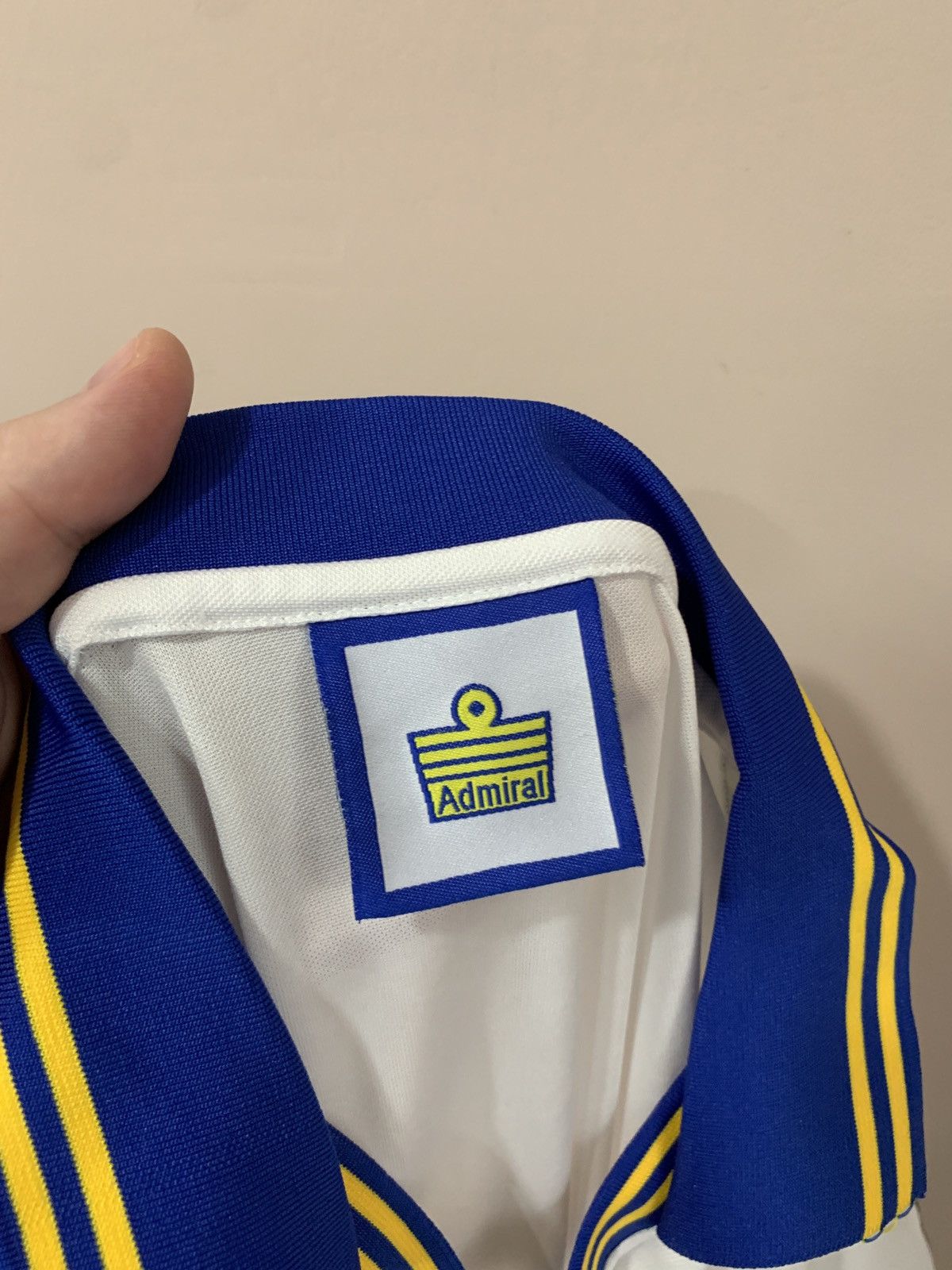 Vintage Leeds United Home Football Shirt Admiral Retro Soccer Jersey Size US L / EU 52-54 / 3 - 6 Thumbnail